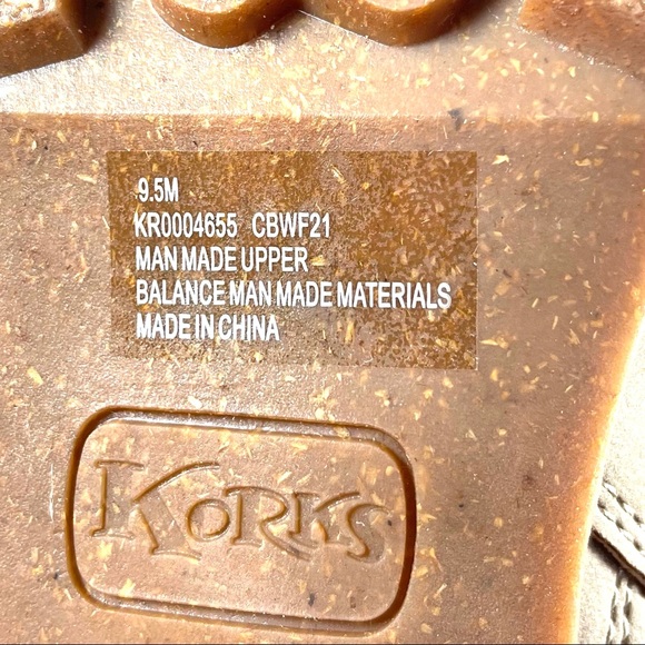 Korks By Kork-Ease Esmerelda Ankle Boots Womens Size 9.5 M Block Heel Taupe - Picture 10 of 12
